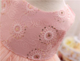Baby Girl Wedding Dress Summer Brand Infant Princess Little Girls 1 Year Birthday Party Dress Newborn Toddler Christening Gowns