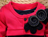 Baby Girl Toddler Party Long Sleeve Polka Dot Princess Tutu Bow Dress WInter Autumn Clothing