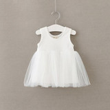 Baby girl summer dresses infant dress 2017 newborn baby girls clothes casual bebes cotton clothing kids 1 year birthday dress