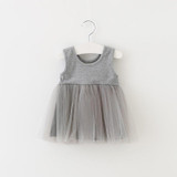 Baby girl summer dresses infant dress 2017 newborn baby girls clothes casual bebes cotton clothing kids 1 year birthday dress
