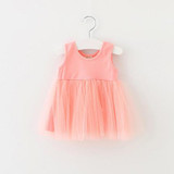 Baby girl summer dresses infant dress 2017 newborn baby girls clothes casual bebes cotton clothing kids 1 year birthday dress