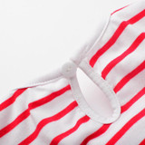 Baby Girl Striped Dress 2017 New Brand Princess Bow Toddler Girls Dresses Summer Sleeveless Baby Kids Cotton Clothing FA004