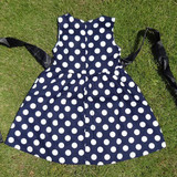Baby Girl Sleeveless Chiffon Dress Summer Beach Dress Polka Dot Bowknot Sundress