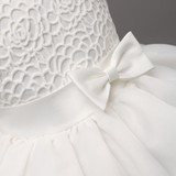 Baby Girl Princess White Dress Wedding Baptism Dresses newborn Infant Clothing 1 year Birthday Dress Girl Costume