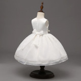 Baby Girl Princess White Dress Wedding Baptism Dresses newborn Infant Clothing 1 year Birthday Dress Girl Costume