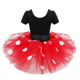 Baby girl Party Costume Ballet Kids Tutu mesh dress romper Dance Leotard jumpsuit hairband set Polka Dot Bowknot overalls