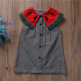 Baby Girl Mini Dress Toddler Sleeveless Dresses Summer Girls Costume Plaid Children Clothing Watermelon Birthday Party Gifts Baby Girl Mini Dress Toddler Sleeveless Dresses Summer Girls Costume Plaid Children Clothing Watermelon Birthday Party Gifts