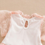 Baby Girl Lace Tutu Dress Summer Hollw Out Sundress Kids Formal Birthday Wedding Party Clothes