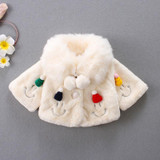 baby girl jackets girls outerwear coats coats winter kids jacket Velour fabric garment lovely Rabbit Ear coat baby girl Clothing