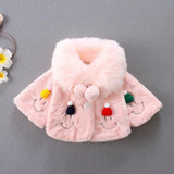 baby girl jackets girls outerwear coats coats winter kids jacket Velour fabric garment lovely Rabbit Ear coat baby girl Clothing
