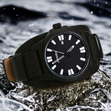 SINOBI Brand Mens Watches Top Brand Luxury Leather Mens Watches Military Army Calendar Outdoor Watch Male Waterproof Relogio