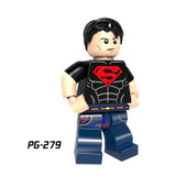 Single Super Hero Superboy Firestorm Captain Booster Cold Elektra Green Lantern Dark Archer building blocks toys for children