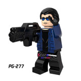 Single Super Hero Superboy Firestorm Captain Booster Cold Elektra Green Lantern Dark Archer building blocks toys for children
