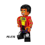 Single Super Hero Superboy Firestorm Captain Booster Cold Elektra Green Lantern Dark Archer building blocks toys for children