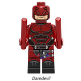 Single Super Hero Marvel Daredevil Spider-Man Masked Robber Punisher Odin Shocker Comics building blocks bricks toy for children