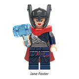 Single Super Hero Marvel Daredevil Spider-Man Masked Robber Punisher Odin Shocker Comics building blocks bricks toy for children