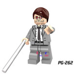 Single Super Hero Marvel Daredevil Spider-Man Masked Robber Punisher Odin Shocker Comics building blocks bricks toy for children