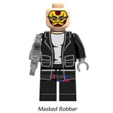Single Super Hero Marvel Daredevil Spider-Man Masked Robber Punisher Odin Shocker Comics building blocks bricks toy for children