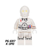 Single star wars super heroes marvel dc comics Yoda building blocks models bricks toys for children kits brinquedos menino