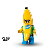 Single star wars super heroes building blocks Shark Suit Guy Collection Series model bricks toys for children brinquedos menino