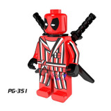 Single Space Batman Vixen Iron Spider-Man Ronald McDonald with Joker Face building blocks models bricks toys for children kits