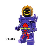 Single Space Batman Vixen Iron Spider-Man Ronald McDonald with Joker Face building blocks models bricks toys for children kits
