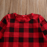 Spring Autumn Casual Baby Kids Girls Long Sleeve Palid Cotton Dress Checked Party Princess Formal Dresses 1-6Y Spring Autumn Casual Baby Kids Girls Long Sleeve Palid Cotton Dress Checked Party Princess Formal Dresses 1-6Y