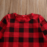 Spring Autumn Casual Baby Kids Girls Long Sleeve Palid Cotton Dress Checked Party Princess Formal Dresses 1-6Y Spring Autumn Casual Baby Kids Girls Long Sleeve Palid Cotton Dress Checked Party Princess Formal Dresses 1-6Y