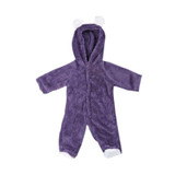 Spring Autumn Baby Clothes Flannel Baby Boy Clothes Cartoon Animal 3D Bear Ear Romper Jumpsuit Warm Newborn Infant Romper