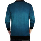 Spring Autumn 2017 Men Fashion Knitting Sweater Slim Fit O-Neck Printing Clothing Men Swaters And Pullovers Ropa Casual Hombre