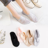 Spring and summer Women's socks new sneakers Socks female summer non - slip lace thin Ankle Womens Anti-slip Invisible socks