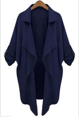 Spring and summer women's long section of the Korean loose thin coat tide Ms. Spring and Autumn thin coat length women dress