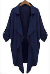 Spring and summer women's long section of the Korean loose thin coat tide Ms. Spring and Autumn thin coat length women dress