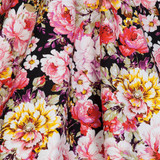 SISHION Retro Style 50s Vintage Skirt High Waist Pin up Floral Print Rockabilly Swing Women Summer Skirt Plus Size 177S2
