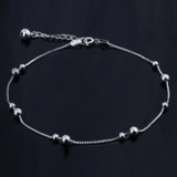 Sinya 925 Sterling silver Anklets Bracelet for women girls lover Valentine's Day gift 22cm+3.5cm Length 2017 New arrival Sinya 925 Sterling silver Anklets Bracelet for women girls lover Valentine's Day gift 22cm+3.5cm Length 2017 New arrival