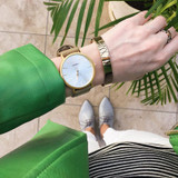 SINOBI New Fashion Black Womens Wrist Watches Leather Watchband Luxury Brand Simple Ladies Geneva Quartz Clocks relogio feminino