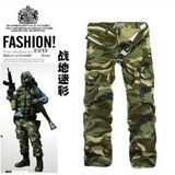 Group-buying!!!! Hot Selling brand Men's Pocket army camouflage pants men cargo trousers camo military pants wholesale