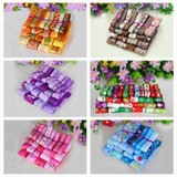 Grosgrain Satin Ribbon random mixed Size/Style for Wedding Party Christmas Decoration DIY Gift Craft 12y/lot (1y/style)