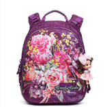 Grizzly School Bags For Girls Cartoon Cat Geometric Flower Prints Children School Backpacks Nylon Waterproof Orthopedic Backpack