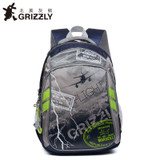 GRIZZLY Russia Kids Cartoon Bags Children Schoolbags for Boys Orthopedic Waterproof Backpacks Primary School Bags for Grade 1-4
