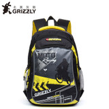 GRIZZLY Russia Kids Cartoon Bags Children Schoolbags for Boys Orthopedic Waterproof Backpacks Primary School Bags for Grade 1-4