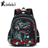 GRIZZLY Kids Cartoon Bags Children Schoolbags for Boys Orthopedic Waterproof Backpacks Primary School Bags for Grade 1-5