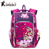 GRIZZLY 2017 NEW Russia Kids Backpack Cute Cartoon School Bags Orthopedic Waterproof Children Primary School for Girls Grade 1-4