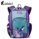 GRIZZLY 2017 NEW Russia Kids Backpack Cute Cartoon School Bags Orthopedic Waterproof Children Primary School for Girls Grade 1-4