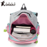 GRIZZLY 2017 NEW Russia Kids Backpack Cute Cartoon School Bags Orthopedic Waterproof Children Primary School for Girls Grade 1-4