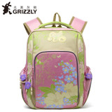 GRIZZLY 2017 NEW Russia Kids Backpack Cute Cartoon School Bags Orthopedic Waterproof Children Primary School for Girls Grade 1-4
