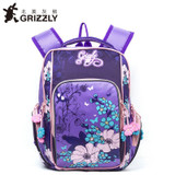 GRIZZLY 2017 NEW Russia Kids Backpack Cute Cartoon School Bags Orthopedic Waterproof Children Primary School for Girls Grade 1-4