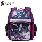 GRIZZLY 2017 NEW Russia Kids Backpack Cute Cartoon School Bags Orthopedic Waterproof Children Primary School for Girls Grade 1-4