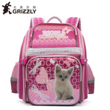 GRIZZLY 2017 NEW Russia Kids Backpack Cute Cartoon School Bags Orthopedic Waterproof Children Primary School for Girls Grade 1-4