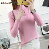 Gogoyouth Turtleneck Sweater Women 2018 Autumn Winter Knitted Women Sweater And Pullover Female Jumper Tricot Pull Femme Tops